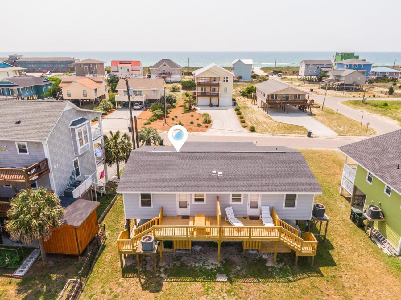 Catch A Wave Villa Topsail Beach Exterior foto